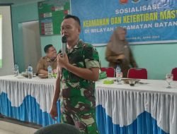 Koramil 0204-05/BK Bekali Wasbang Ke Seluruh Warga Desa Di Batang Kuis