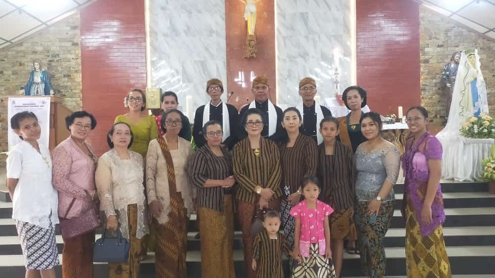 Misa Inkulturasi Jawa di Gereja Maria Ratu Rosario Seberang Ulu Palembang
