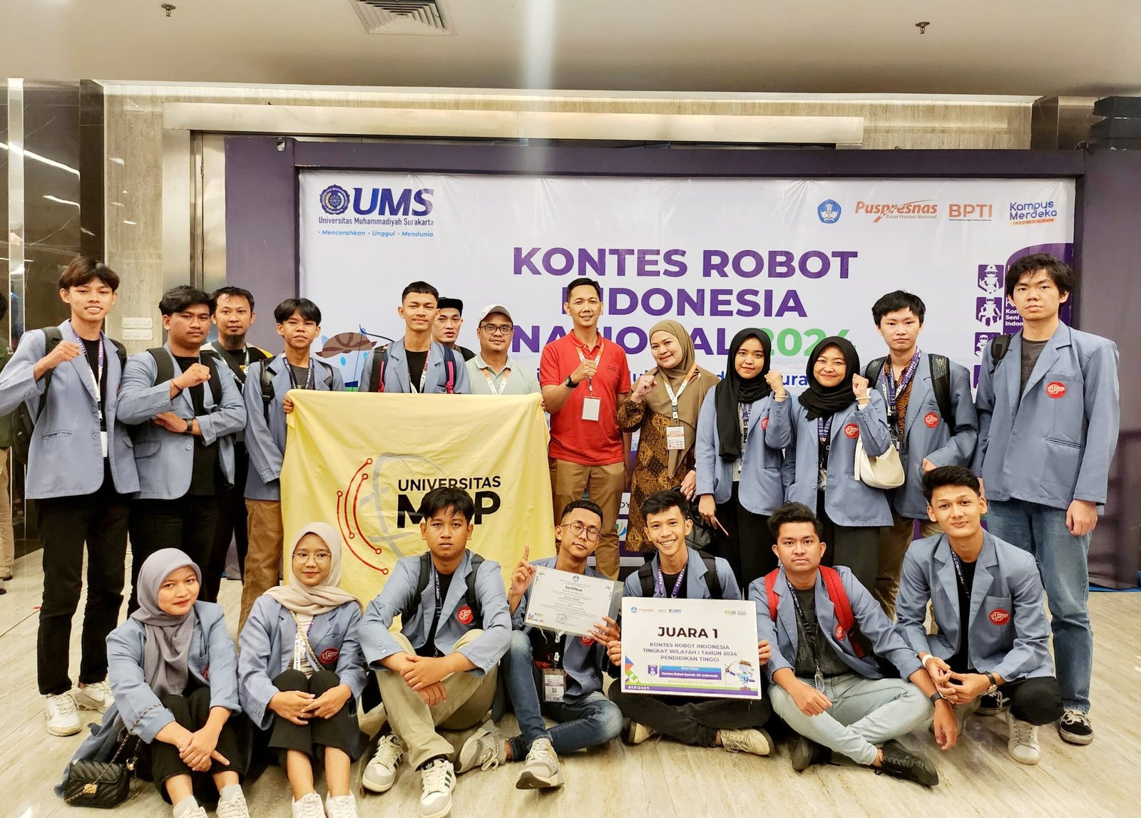 Universitas MDP Berjaya Di Kontes Robot Indonesia 2024 Universitas MDP Berjaya Di Kontes Robot Indonesia 2024