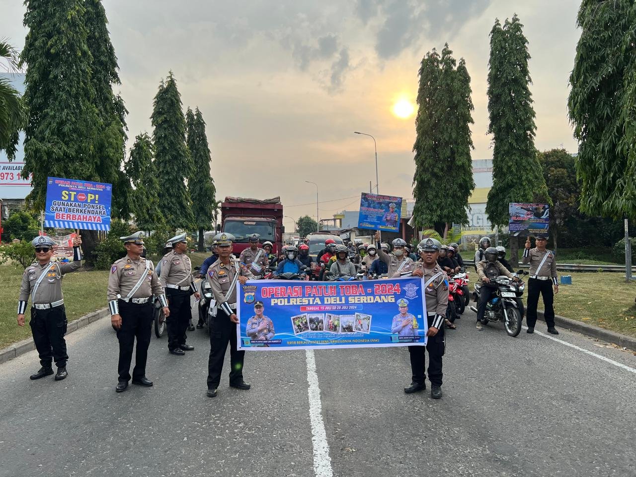 Sosialisasi Ops Patuh Toba 2024 Kasat Lantas, Upaya Meningkatkan Kesadaran Berlalu Lintas