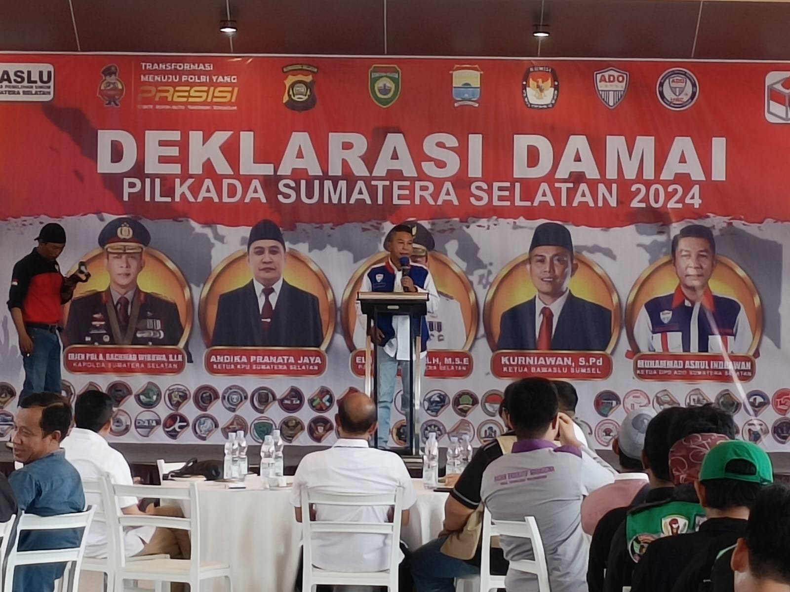 Gelar Deklarasi Komitmen ADO Sumsel Wujudkan Pilkada Damai 2024