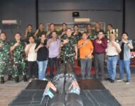 Meriahkan HUT ke-79 Republik Indonesia, Danrem 044/Gapo Guyub Bersama Insan Pers
