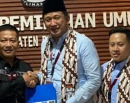 Ipong Muchlissoni dan Segoro Luhur Kusumo Daru Resmi Daftar sebagai Calon Bupati dan Wakil Bupati Kabupaten Ponorogo