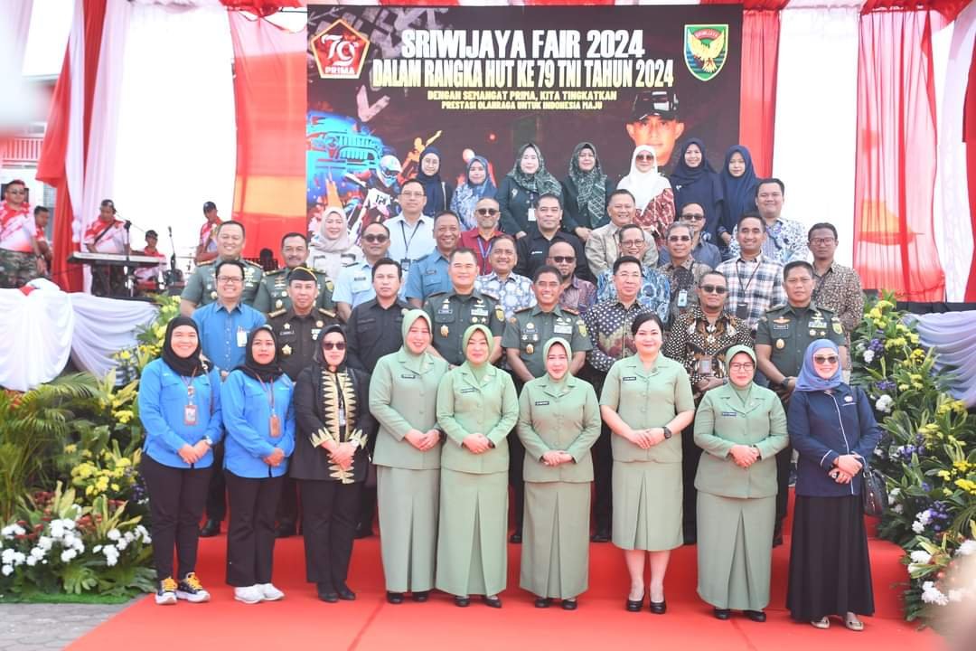 Korem 044/Gapo Turut Berpartisipasi Pada Pergelaran Sriwijaya Fair 2024