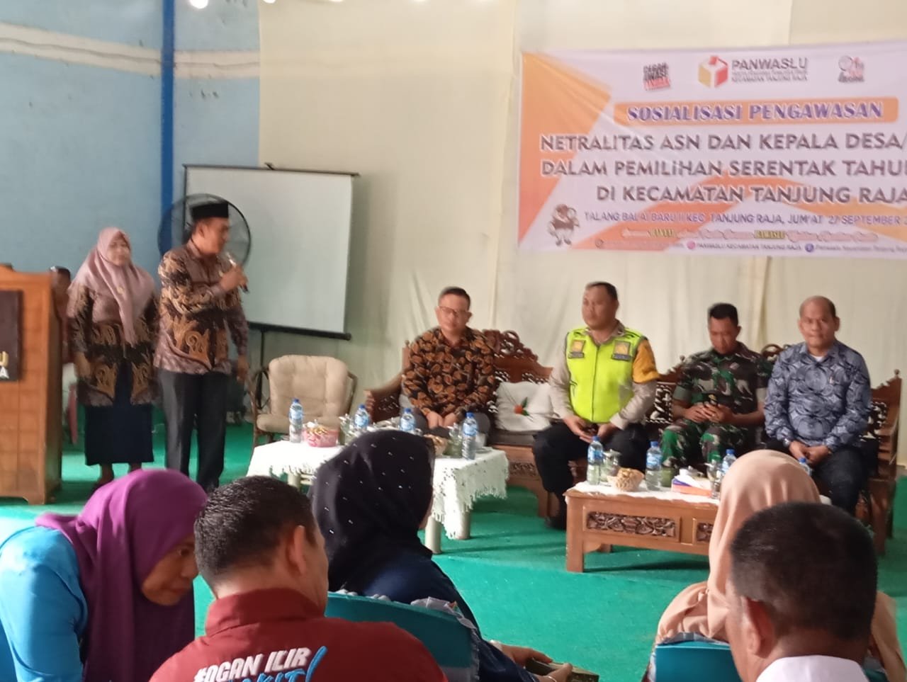 Panwascam Tanjung Raja, adakan Sosialisasi Netralitas ASN dan para Kepala Desa Panwascam Tanjung Raja, adakan Sosialisasi Netralitas ASN dan para Kepala Desa