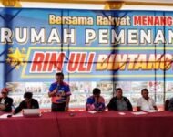 Guna Perkuat Tim, Paslon ”RIM ULI BINTANGTA” Rapat Evaluasi 15 Korcam Kecamatan