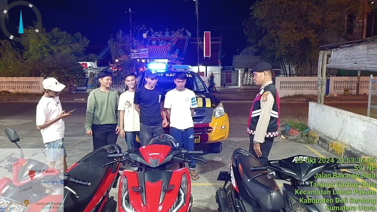 Sat Samapta Polresta Deli Serdang Rutin Laksanakan Patroli Blue Light Sat Samapta Polresta Deli Serdang Rutin Laksanakan Patroli Blue Light