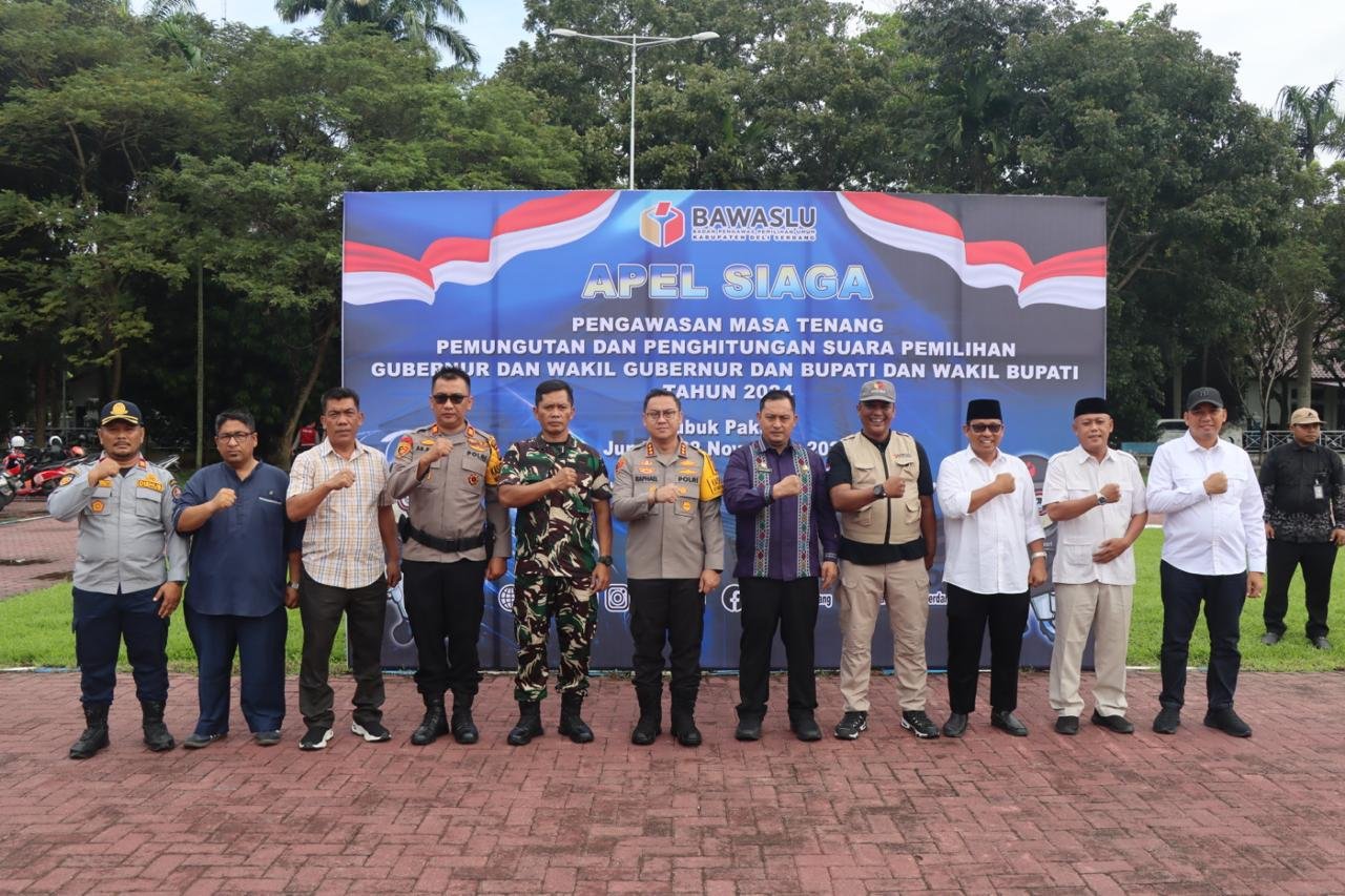 Kapolresta Deli Serdang Hadiri Apel Siaga Pengawasan Masa Tenang Pilkada 2024 Kapolresta Deli Serdang Hadiri Apel Siaga Pengawasan Masa Tenang Pilkada 2024