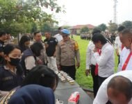 Polresta Deli Serdang, Test Urine Mendadak Usai Apel Pagi