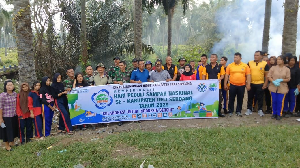 Koramil Bangun Purba Gelar Karya Bakti Hari Peduli Sampah Nasional 2025