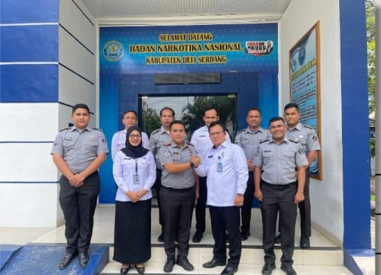 Lapas Lubuk Pakam Kunjungi BNNK Deli Serdang