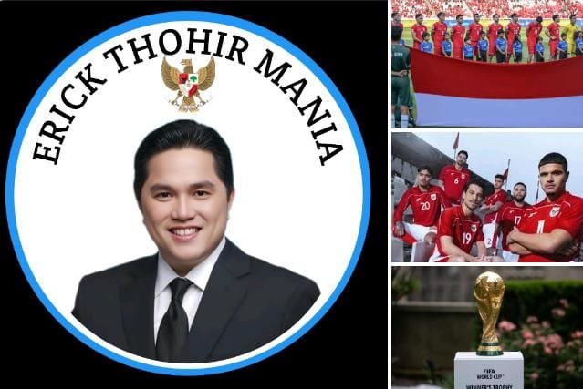Erick Thohir Mania Dukung 30 Komposisi Timnas Indonesia di Kualifikasi Piala Dunia 2026