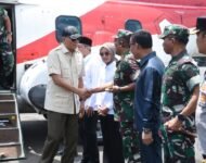 Danrem 044/Gapo Ikuti Rangkaian Kunjungan Kerja Menhan di Secata Rindam II/Swj