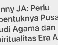 DENNY JA: PERLU DIBENTUKNYA PUSAT STUDI AGAMA DAN SPIRITUALITAS ERA AI