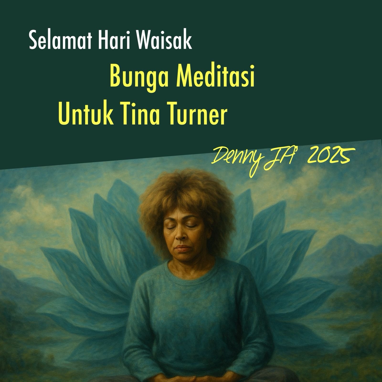 BUNGA MEDITASI UNTUK TINA TURNER BUNGA MEDITASI UNTUK TINA TURNER
