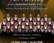 Ayo Saksikan Konser Musik Liturgi Bersama Seminari Menengah St Paulus Palembang