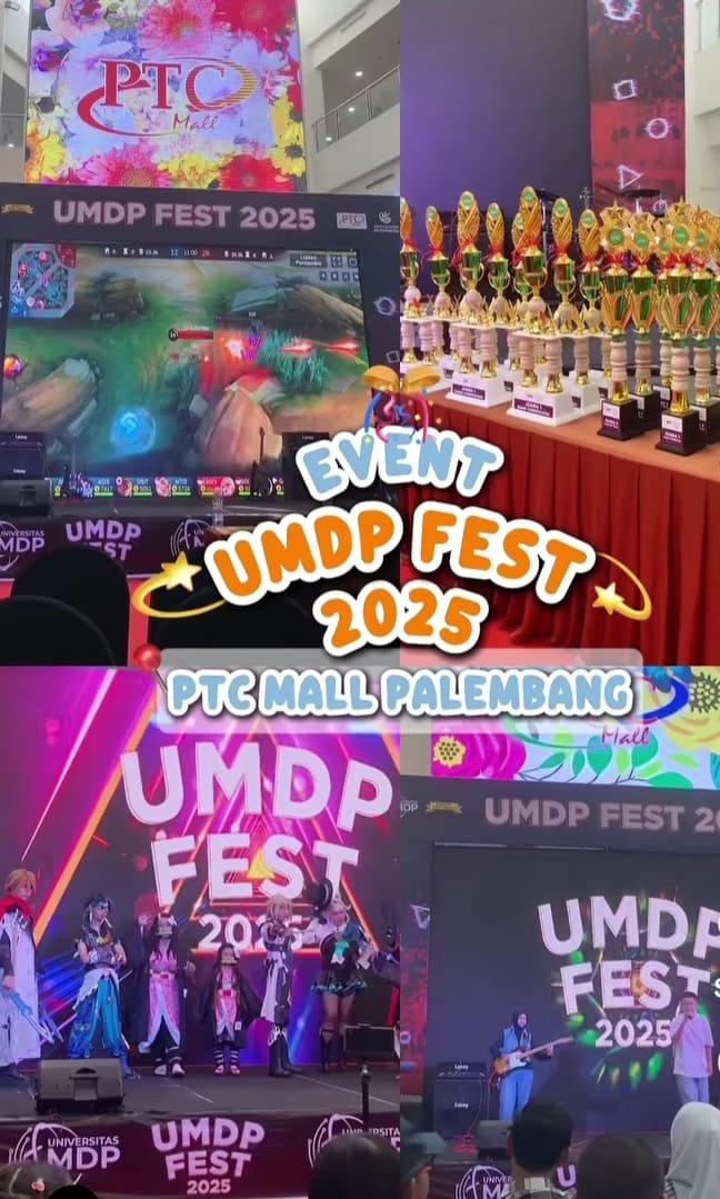 UMDP Fest 2025 Hadirkan Semarak Edutainment di Atrium PTC Mall Palembang