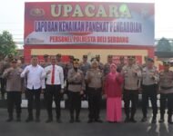 Kenaikan Pangkat Pengabdian Kasat Tahti Polresta Deli Serdang