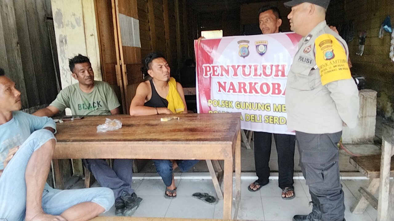 Polresta Deli Serdang Giat Sosialisasi Bahaya Narkoba Dan Judi Online Kepada Masyarakat