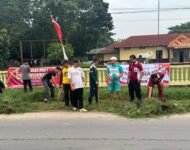 Polsek Tanjung Raja Polres ogan ilir  Gelar Bakti Sosial Bersama Mitra Polri Sambut HUT Bhayangkara ke-79