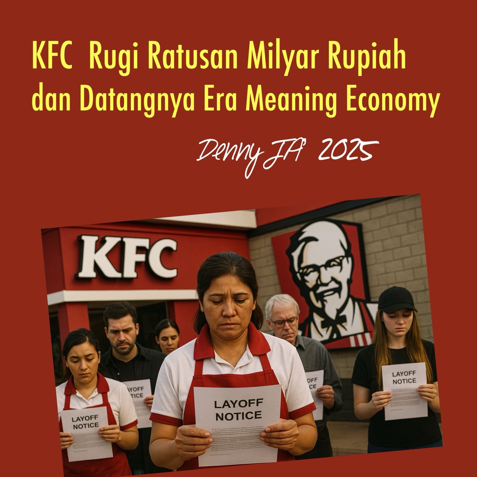 KENTUCKY FRIED CHICKEN RUGI RATUSAN MILYAR RUPIAH DAN DATANGNYA ERA MEANING ECONOMY KENTUCKY FRIED CHICKEN RUGI RATUSAN MILYAR RUPIAH DAN DATANGNYA ERA MEANING ECONOMY