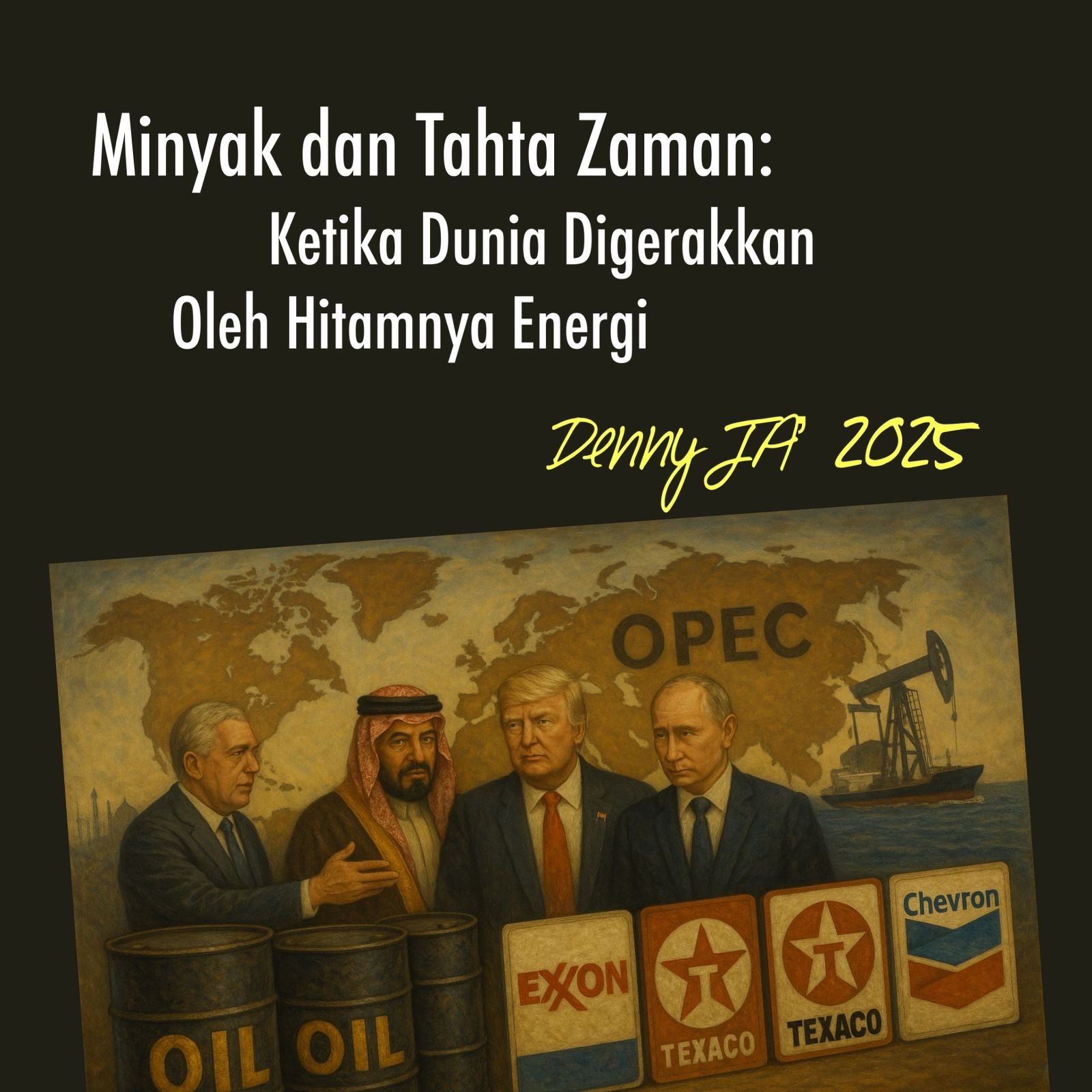 MINYAK DAN TAKHTA ZAMAN: KETIKA DUNIA DIGERAKKAN OLEH HITAMNYA ENERGI MINYAK DAN TAKHTA ZAMAN: KETIKA DUNIA DIGERAKKAN OLEH HITAMNYA ENERGI