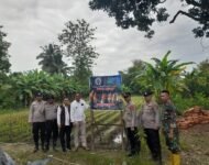 Polsek Tanjung Raja Dukung Ketahanan Pangan, Hadiri Penanaman Jagung Pipil di Desa Kerijing  Ogan ilir