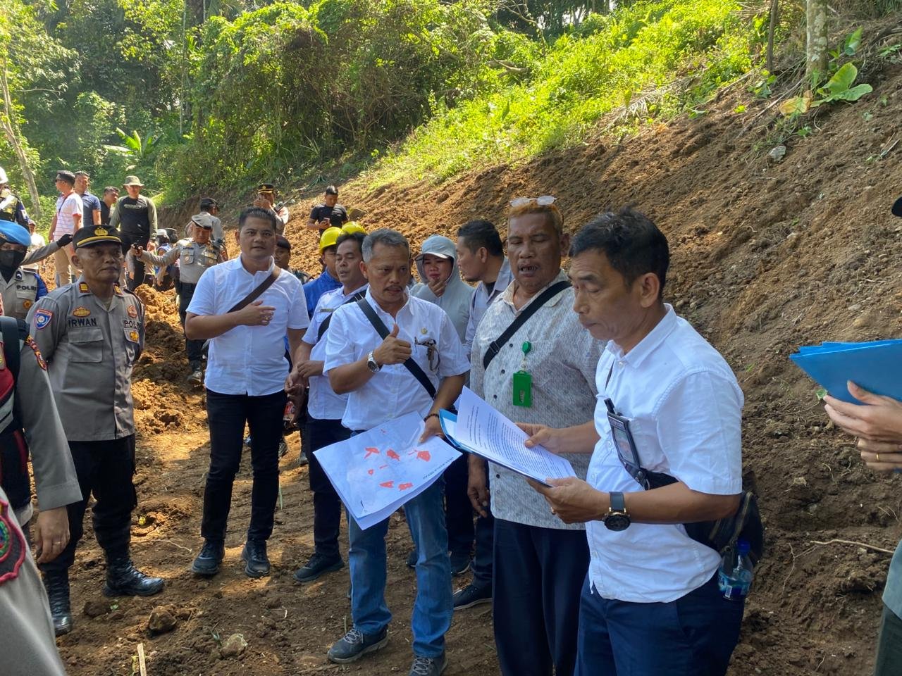 Polresta Deli Serdang Amankan Kegiatan Eksekusi Lahan Bendungan Lau Simeme