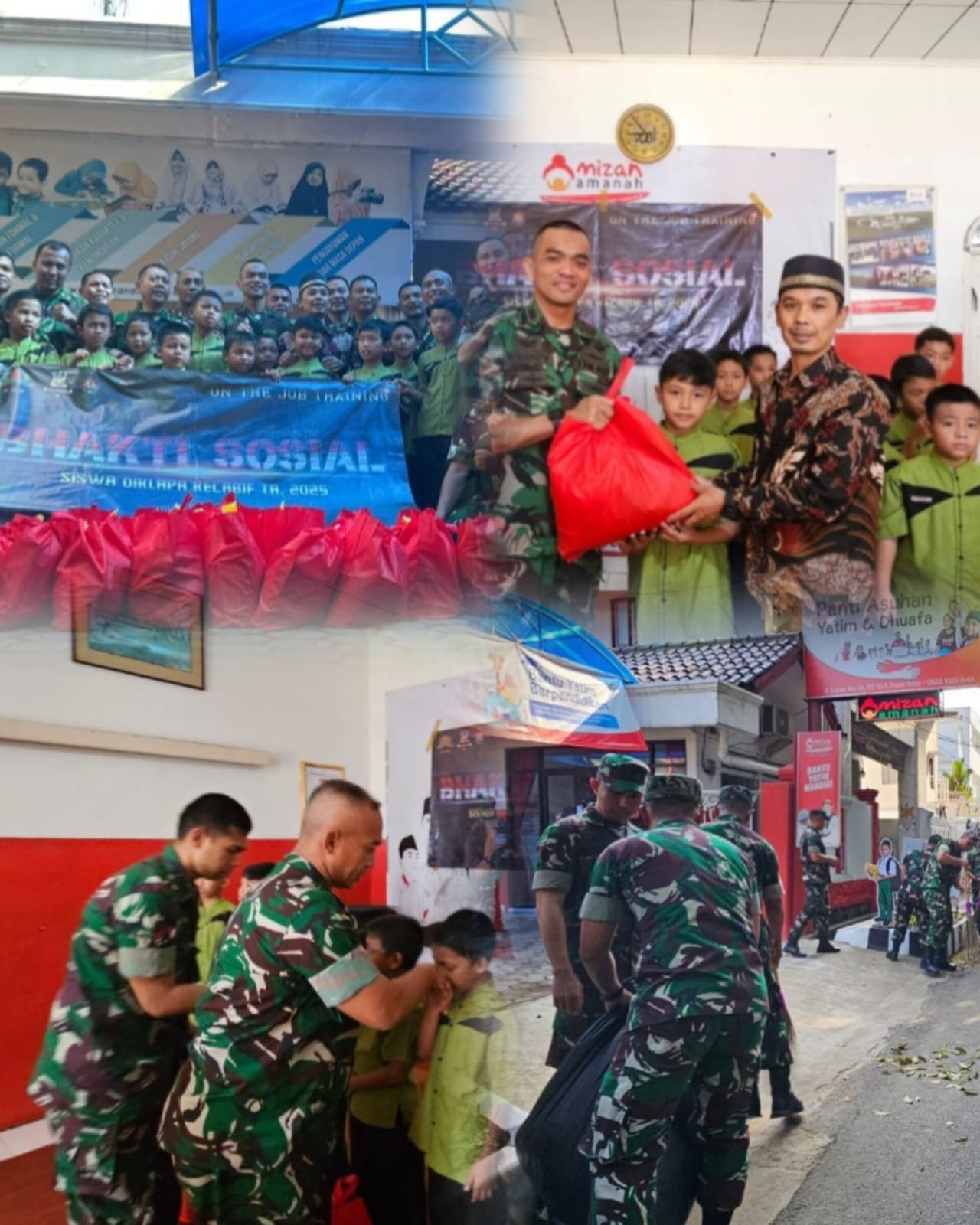 Siswa DIKLAPAIF Gelar Bakti Sosial Di Yayasan Anak Yatim Dan Kaum Dhuafa, Kalisari Jakarta Timur