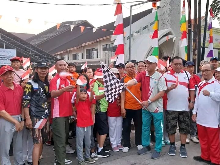 Walikota Palembang : Jalan Sehat Paroki Santo Yoseph Simbol Kebersamaan Lintas Iman Dalam Masyarakat