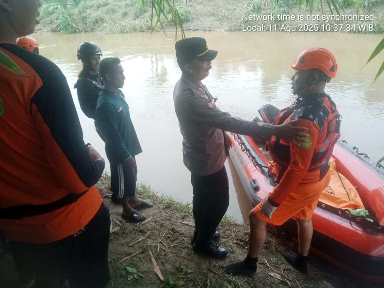 2 Korban Hanyut, Kakek Dan Cucu Telah Ditemukan Tak Jauh Dari Jembatan Evergreen, Cucu Dekat Jembatan Pondok Bambu