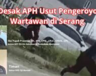 Wartawan Dikeroyok Saat Liput Sidak KLHK di Serang, PJS Desak APH Tangkap Pelaku Kekerasan