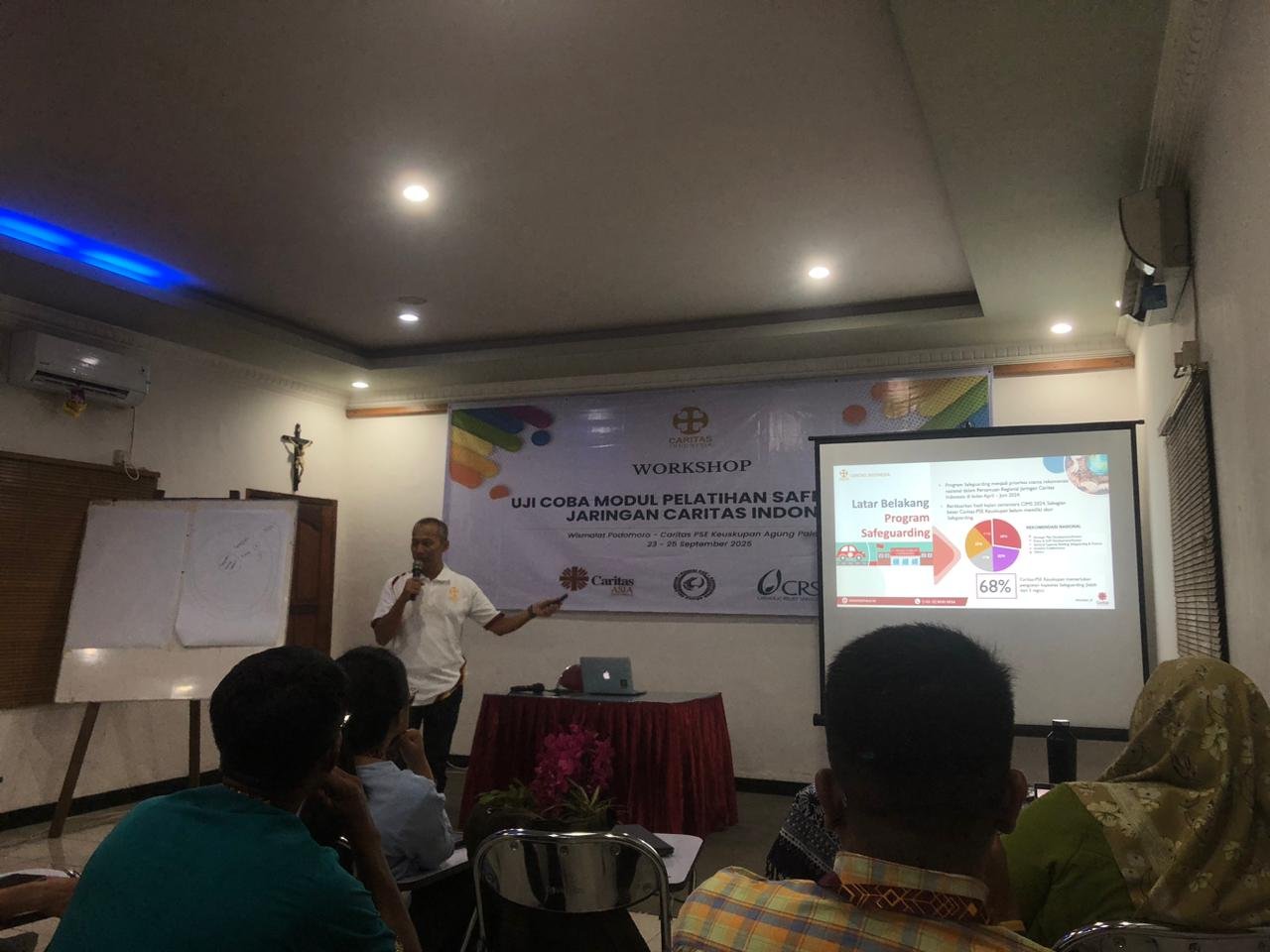 Charitas Indonesia Lakukan Uji Coba Modul Pelatihan Safeguarding di Wismalat Podomoro, Banyuasin