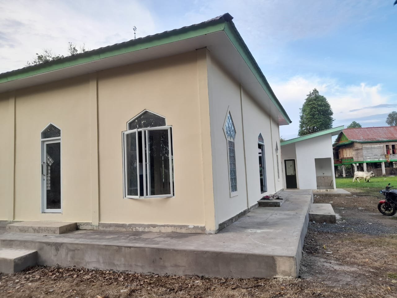 Dinas PUPR Perkim Ogan Ilir Melakukan Penyelesaian Pembangunan Masjid RAUDHTUL MUTTAQIN