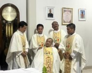 Dalam Semangat Ecce Venio:Lima Imam SCJ Rayakan  Pesta Perak Imamat