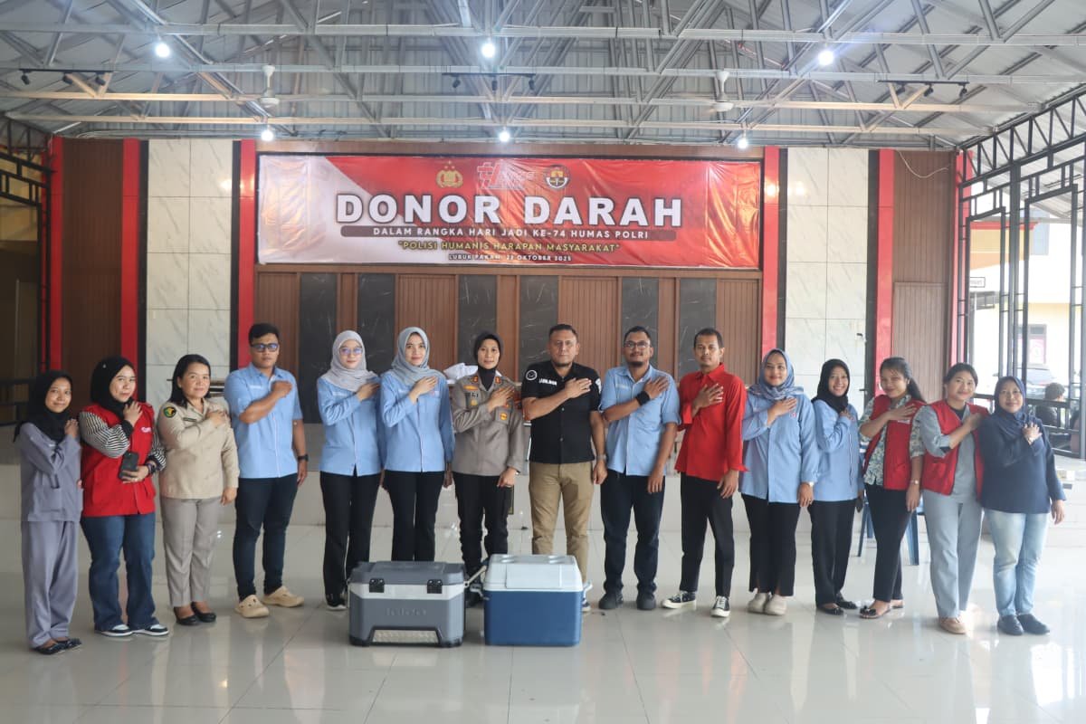 Polresta Deli Serdang Gelar Donor Darah Sambut Hari Jadi ke-74 Humas Polri Polresta Deli Serdang Gelar Donor Darah Sambut Hari Jadi ke-74 Humas Polri