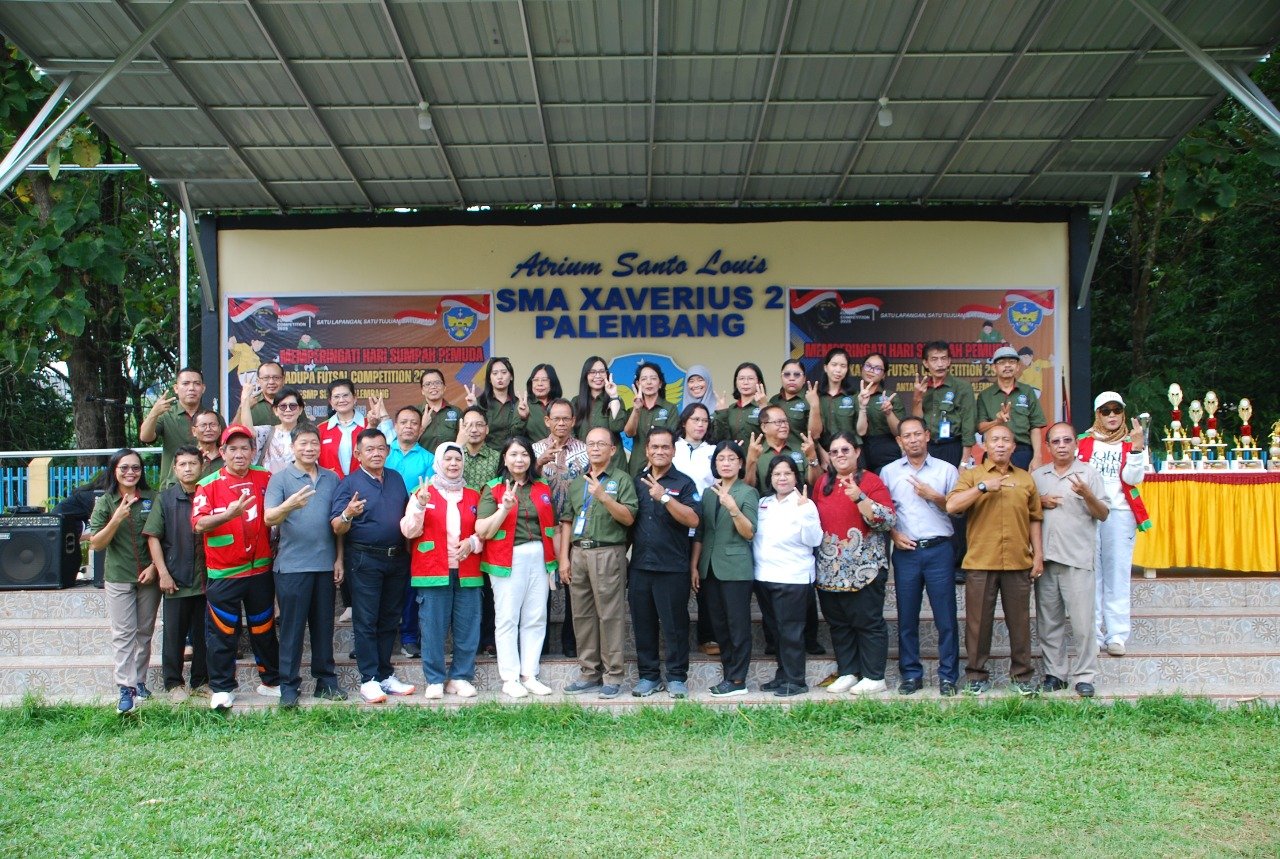 SMA Xaverius 2 Palembang Gelar Turnamen Futsal Antar-SMP Se-Palembang: Meriahkan Sumpah Pemuda 2025 dengan Semangat Sportivitas SMA Xaverius 2 Palembang Gelar Turnamen Futsal Antar-SMP Se-Palembang: Meriahkan Sumpah Pemuda 2025 dengan Semangat Sportivitas
