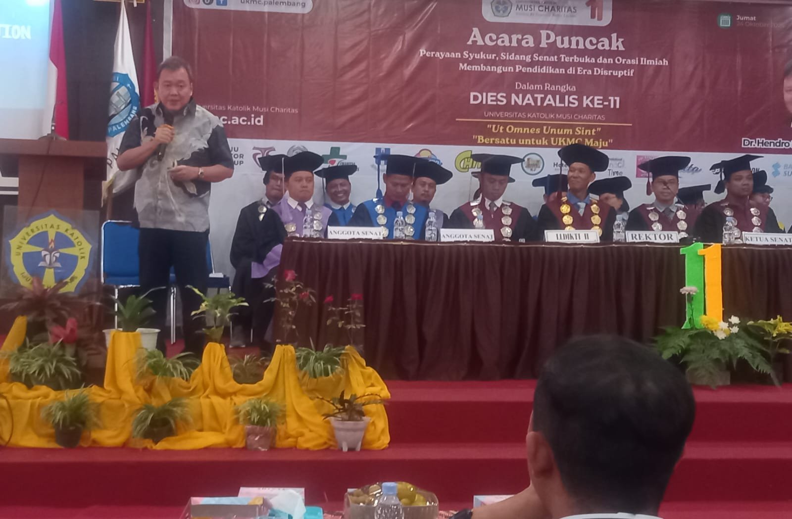 Orasi Ilmiah Dr Hendro Setiawan Pada Dies Natalis UKMC ke- 11 : Inovasi Peguruan Tinggi Di Era Disruptif