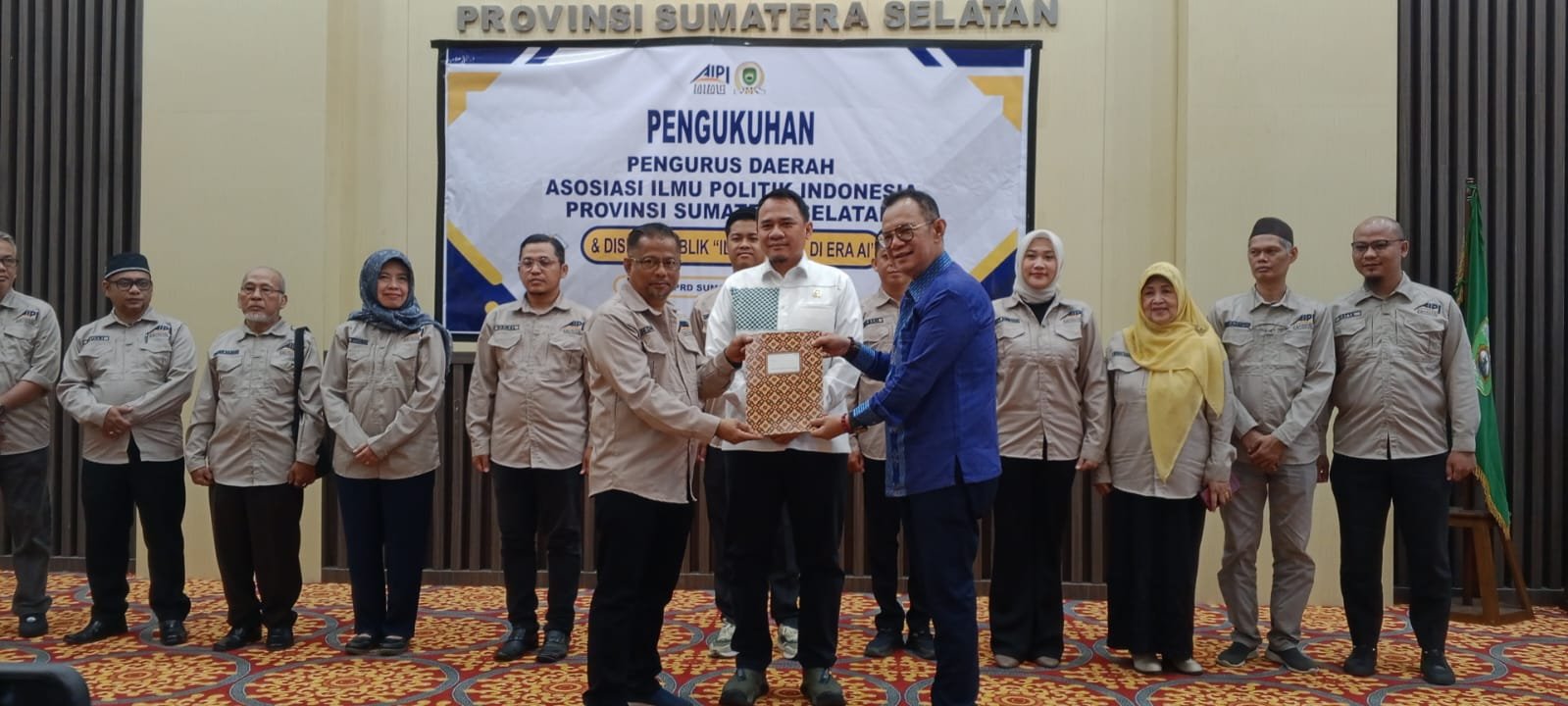 Pengukuhan AIPI, Ketua AIPI Sumsel: Membumikan Ilmu Politik di Era AI, Saatnya Ilmuwan Politik Jadi Kekuatan Baru