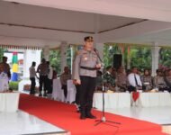 Polresta Deli Serdang Laksanakan Apel Kesiapan Tanggap Darurat Hidrometeorologi 2025
