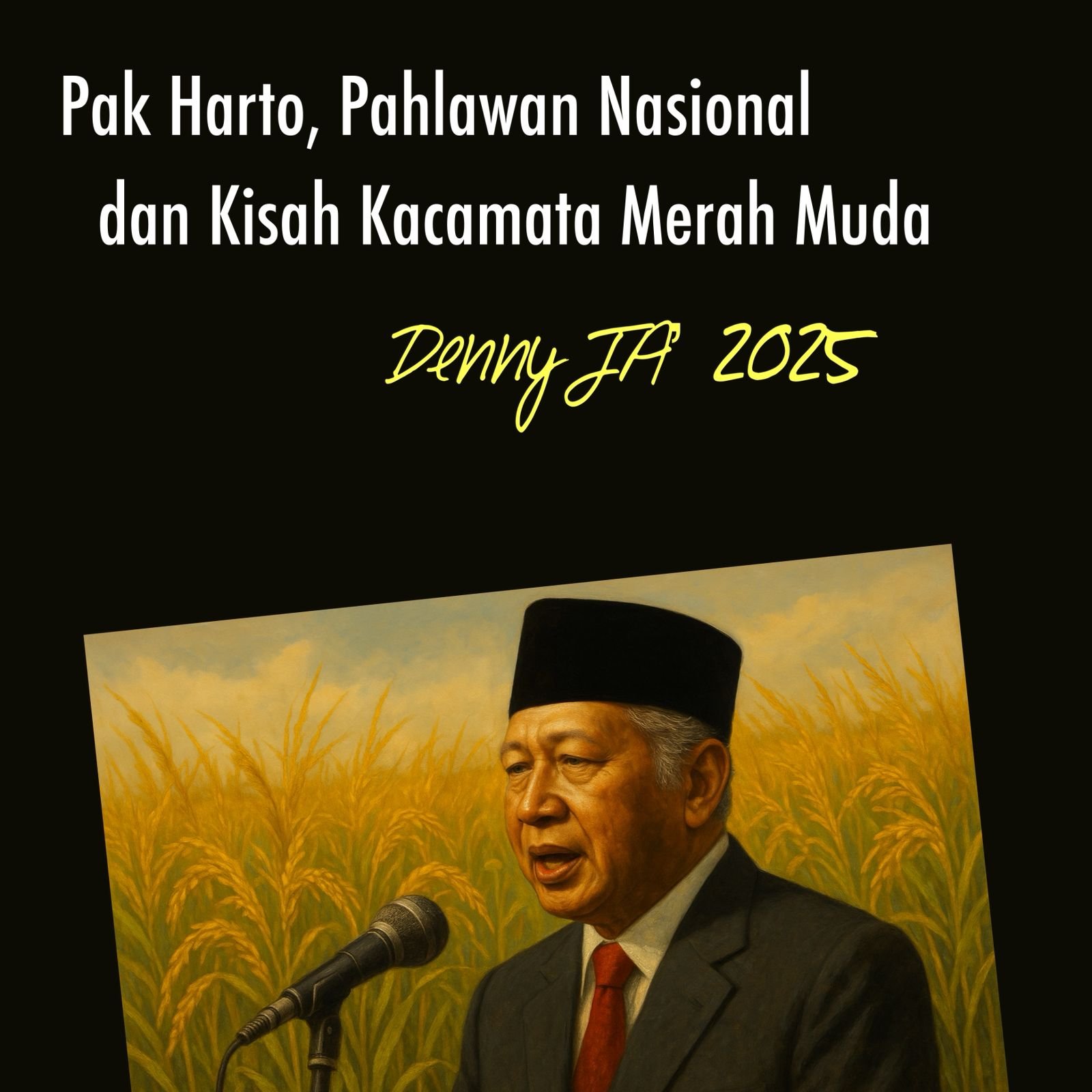 PAK HARTO, PAHLAWAN NASIONAL DAN KISAH KACAMATA MERAH MUDA PAK HARTO, PAHLAWAN NASIONAL DAN KISAH KACAMATA MERAH MUDA