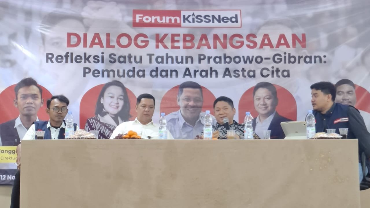Forum KiSSNed Gelar Dialog Kebangsaan: Refleksi 1 Tahun Prabowo-Gibran, Pemuda dan Arah Asta Cita Forum KiSSNed Gelar Dialog Kebangsaan: Refleksi 1 Tahun Prabowo-Gibran, Pemuda dan Arah Asta Cita