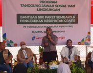 98 Resolution Network Gelar Aksi Bagikan 1000 Sembako #WargaPeduliWarga Jilid 9