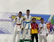 Rouin Romito Lumban Gaol Raih Juara 2 PORKAB Deli Serdang Cabor Karate