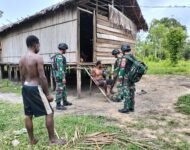 Danpasmar 1 Tinjau Prajurit Yang Terkena Musibah Di Belawan