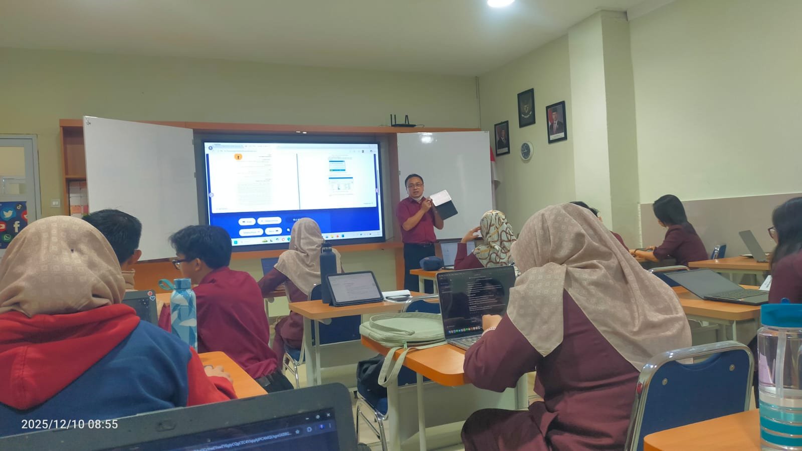 Tingkatkan Kompetensi di Era Digital, Guru Kusuma Bangsa Palembang Ikuti Workshop Peran Guru di Era AI