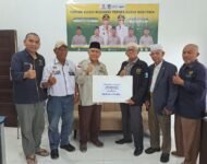 PWI Ogan Ilir Salurkan Donasi Bencana Aceh, Sumut, dan Sumbar melalui Baznas