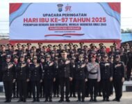 Polresta Deli Serdang Gelar Upacara Peringati Hari Ibu Ke 97 Tahun 2025