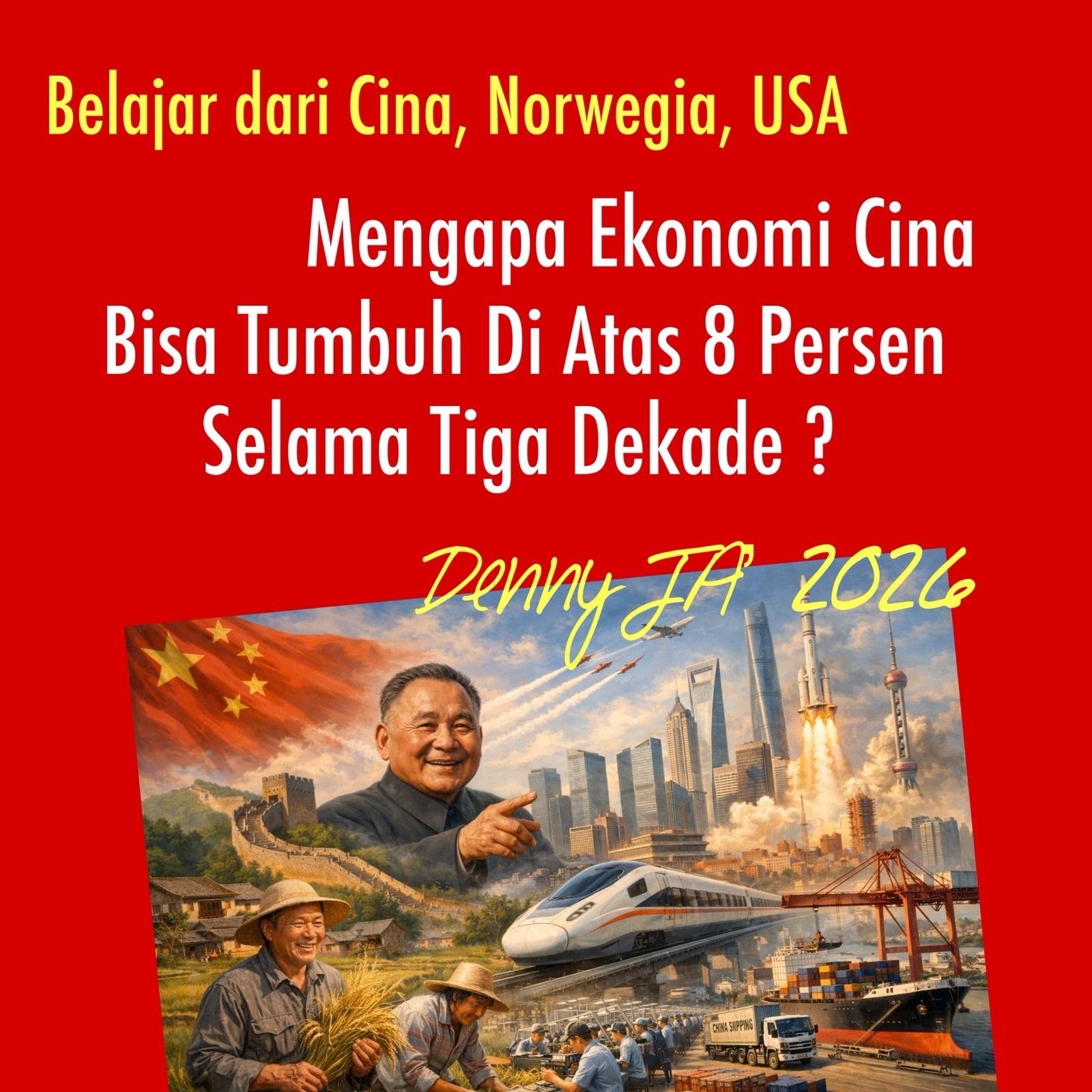 Belajar dari Model Pembangunan Cina, Norwegia, Amerika Serikat (1) Belajar dari Model Pembangunan Cina, Norwegia, Amerika Serikat (1)