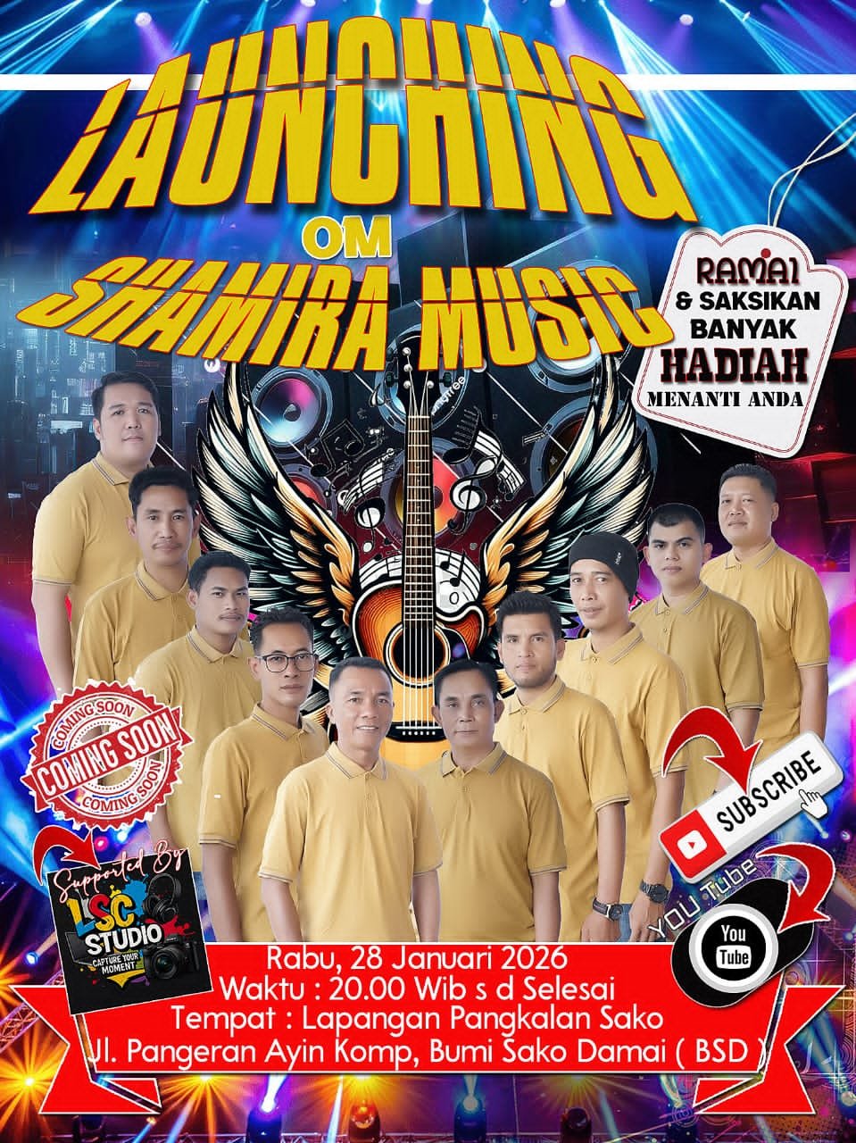 Launching OM SHAMIRA MUSIC di Kota Palembang
